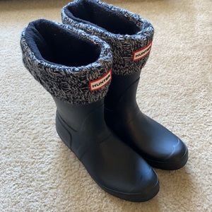 Hunter Women’s Original Rain Boots with Fleece Liner - Brand New